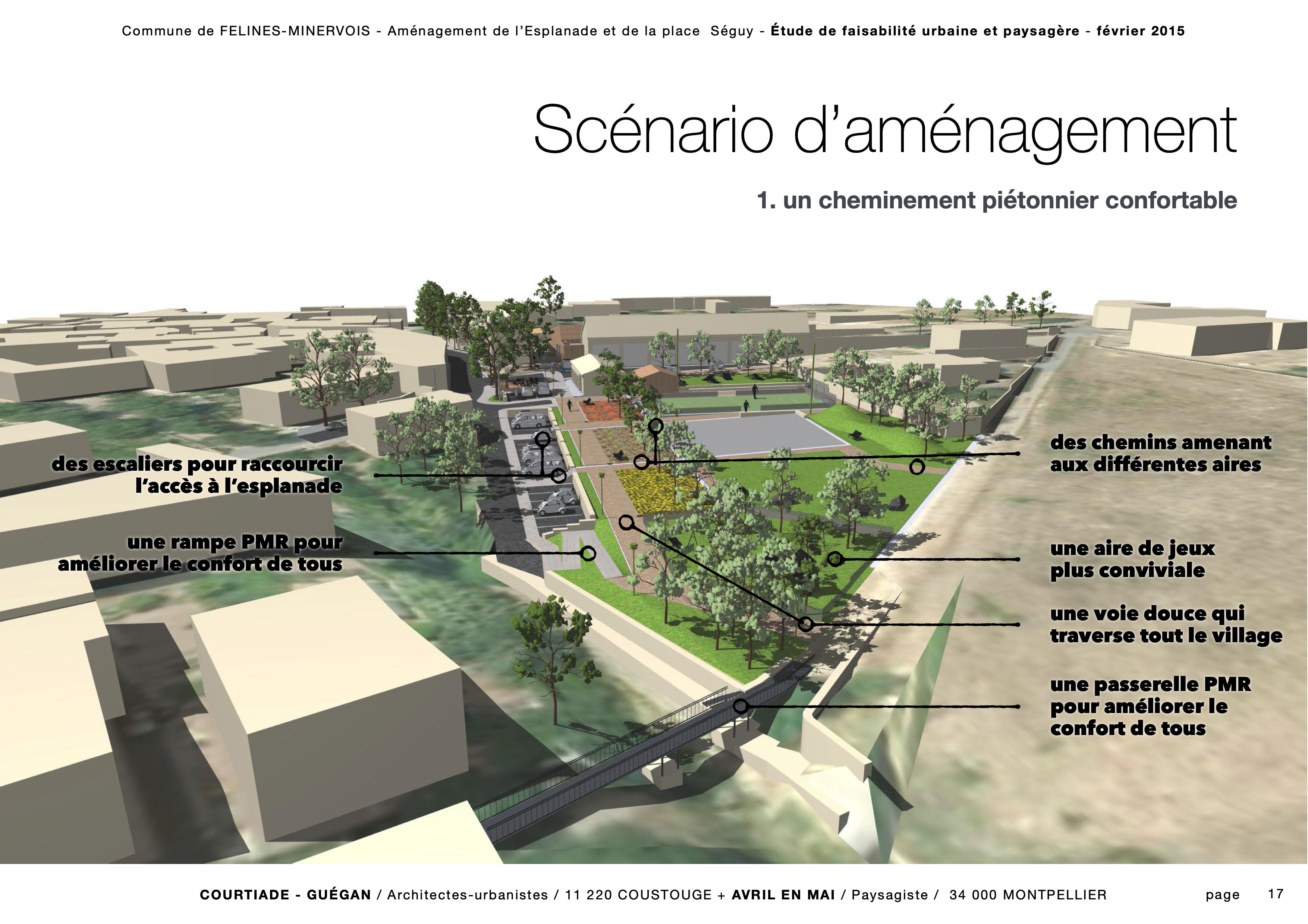 Scénario d’aménagement
