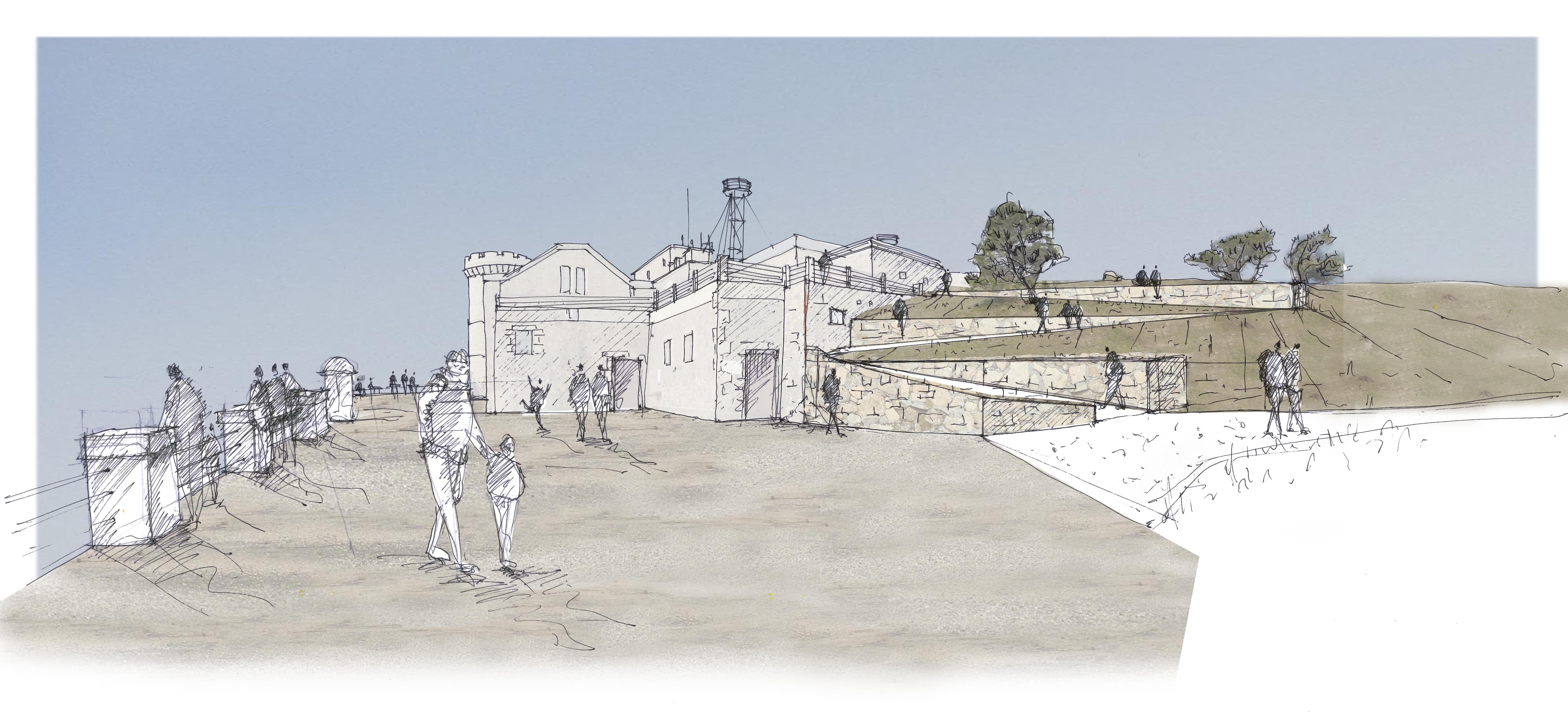 La cours des deux milieux